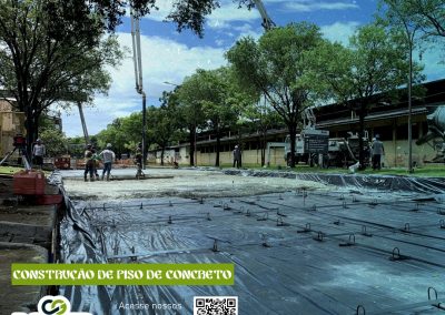 Construção de Piso de Concreto – Simec